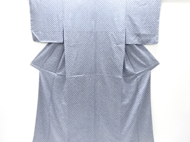 未使用品　仕立て上がり　本絞り小紋着物